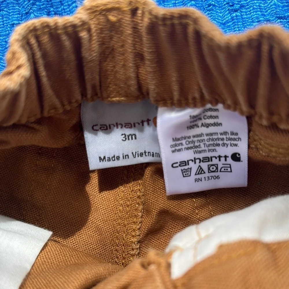 Carhartt Brown Casual Bottoms with Elastic Waistband